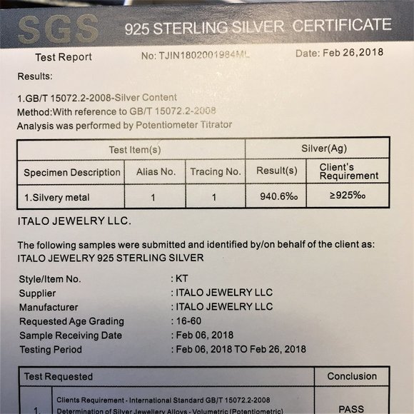 ITALO 925 SILVER Royal Classic Pave Ring 💍 7.25 - Picture 12 of 14